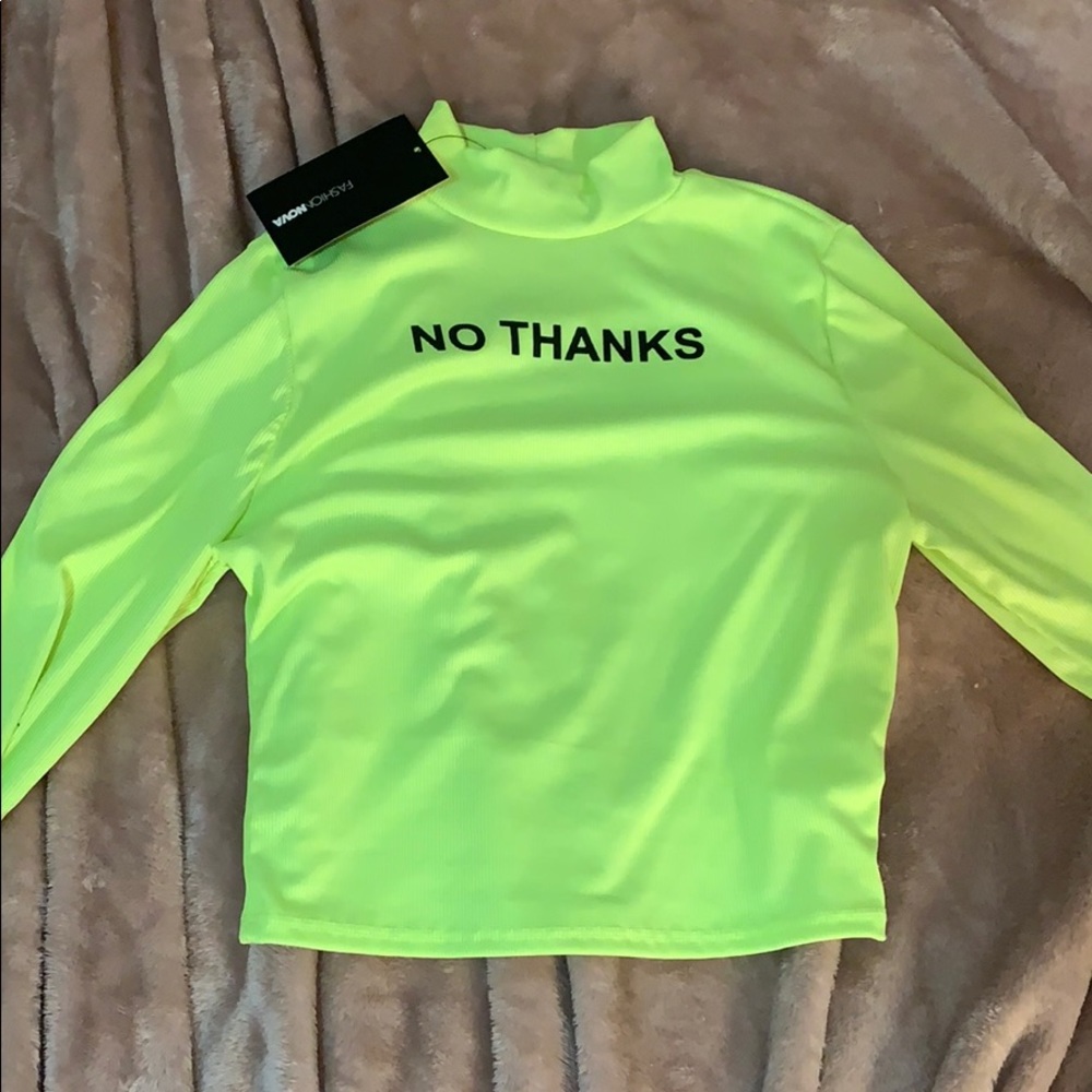 “no thanks” top